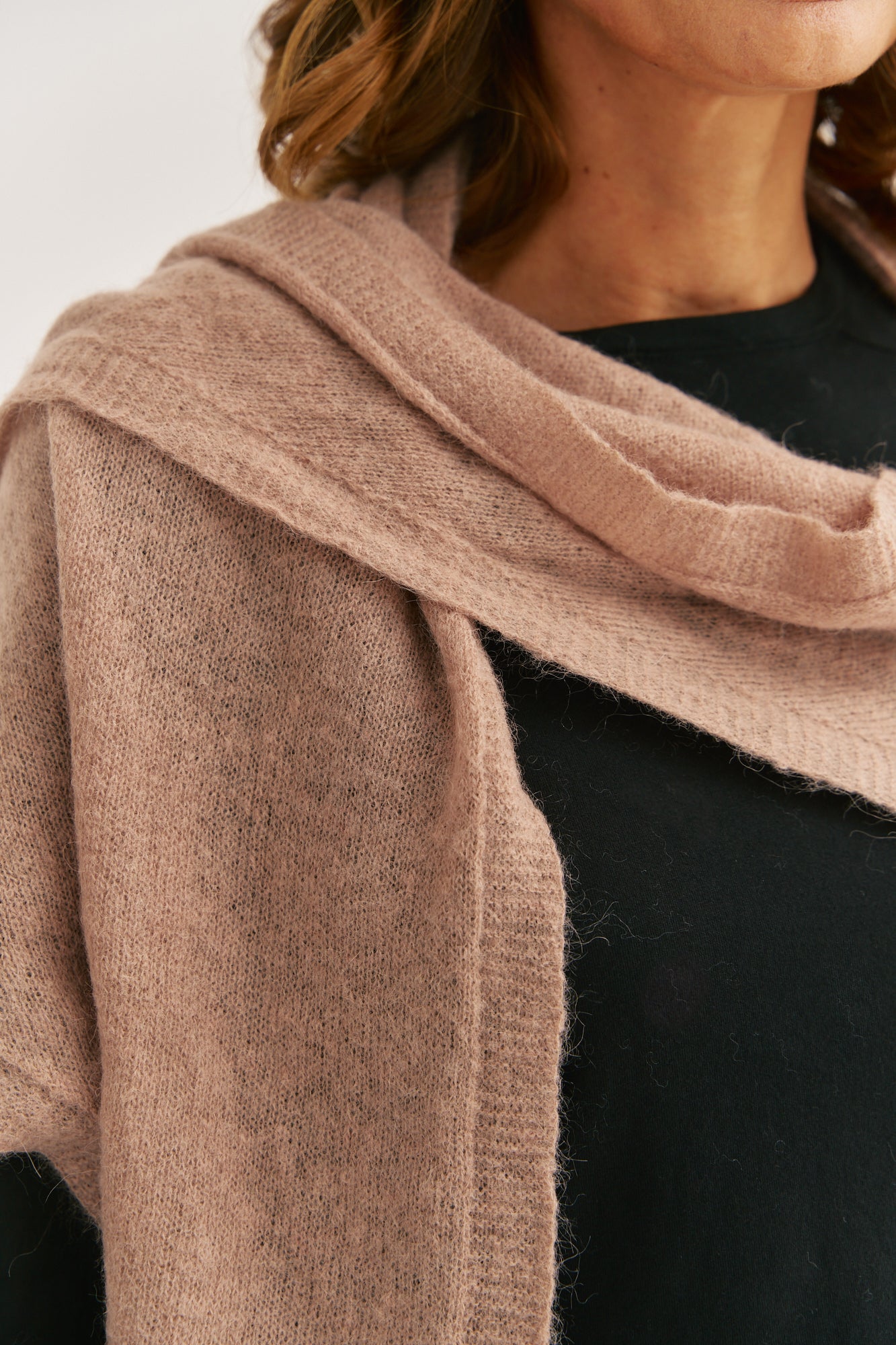 Brown Xarxet Shawl