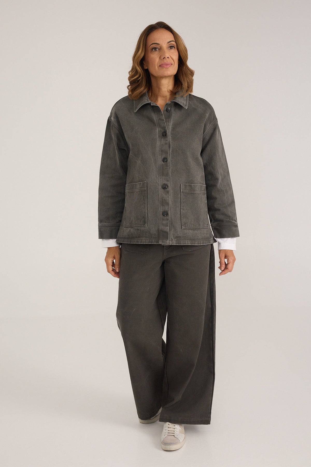 Pantalón Roquerol wide leg de sarga