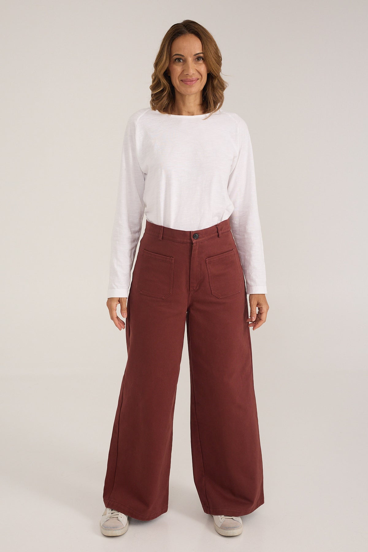 Pantalón Roquerol wide leg de sarga
