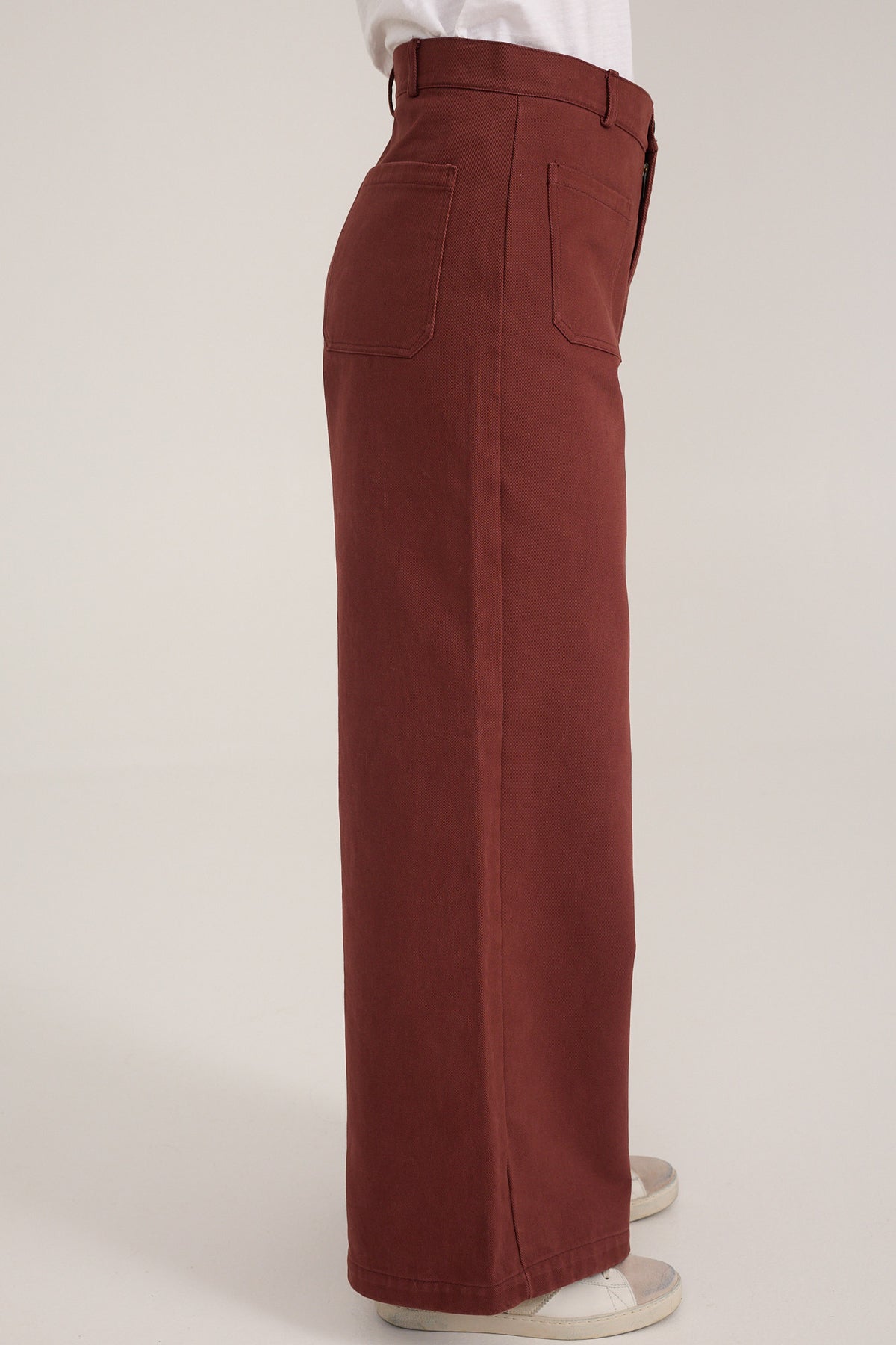 Pantalón Roquerol wide leg de sarga