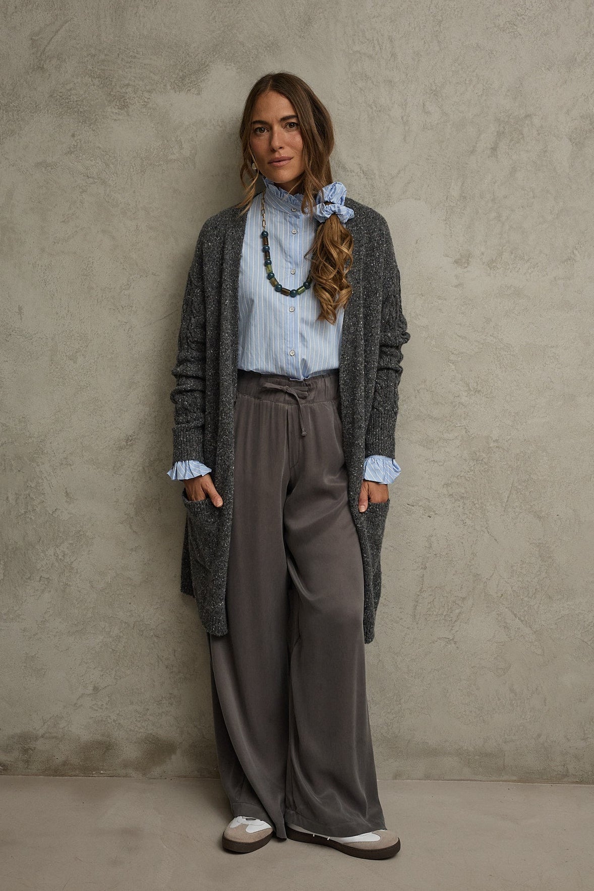 Pantalón Bec de cupro y viscosa
