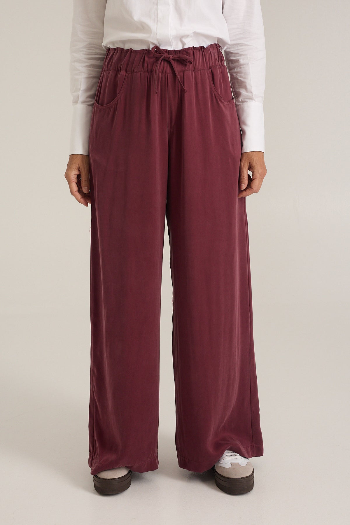Pantalón Bec de cupro y viscosa