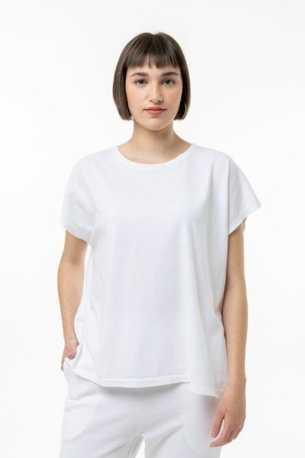 Camiseta Sensat elaborada con algodón orgánico de color Blanca
