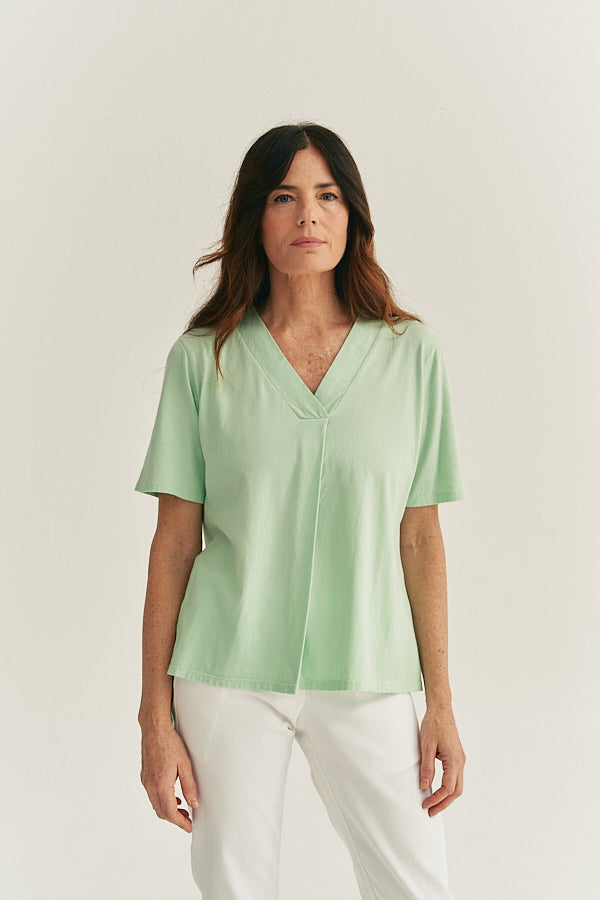 Camiseta sostenible de mujer Selva color Verde