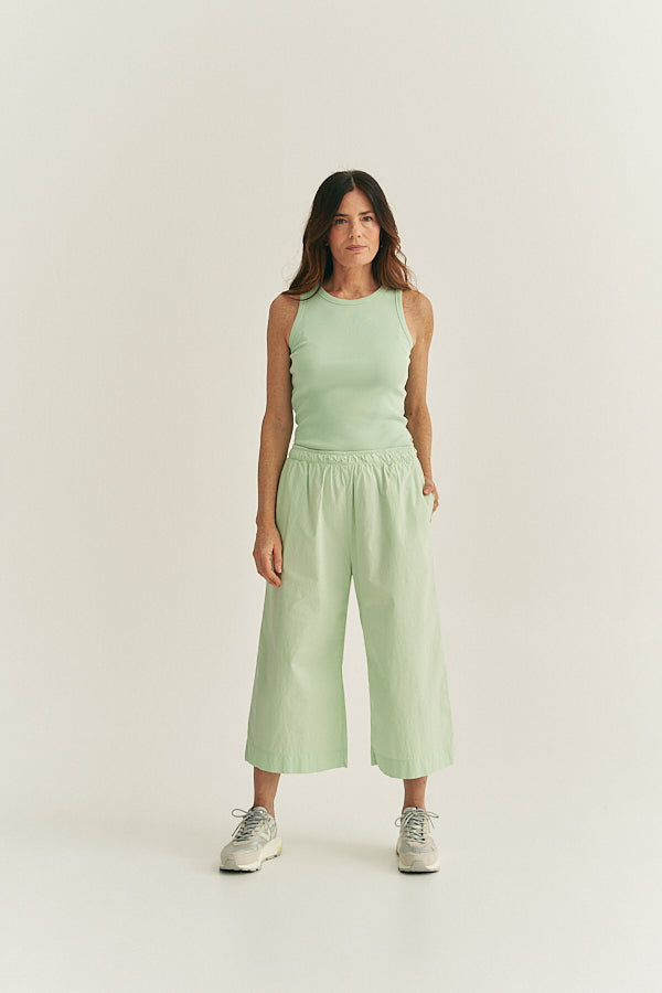 Pantalon sostenible de mujer Joncols Verde