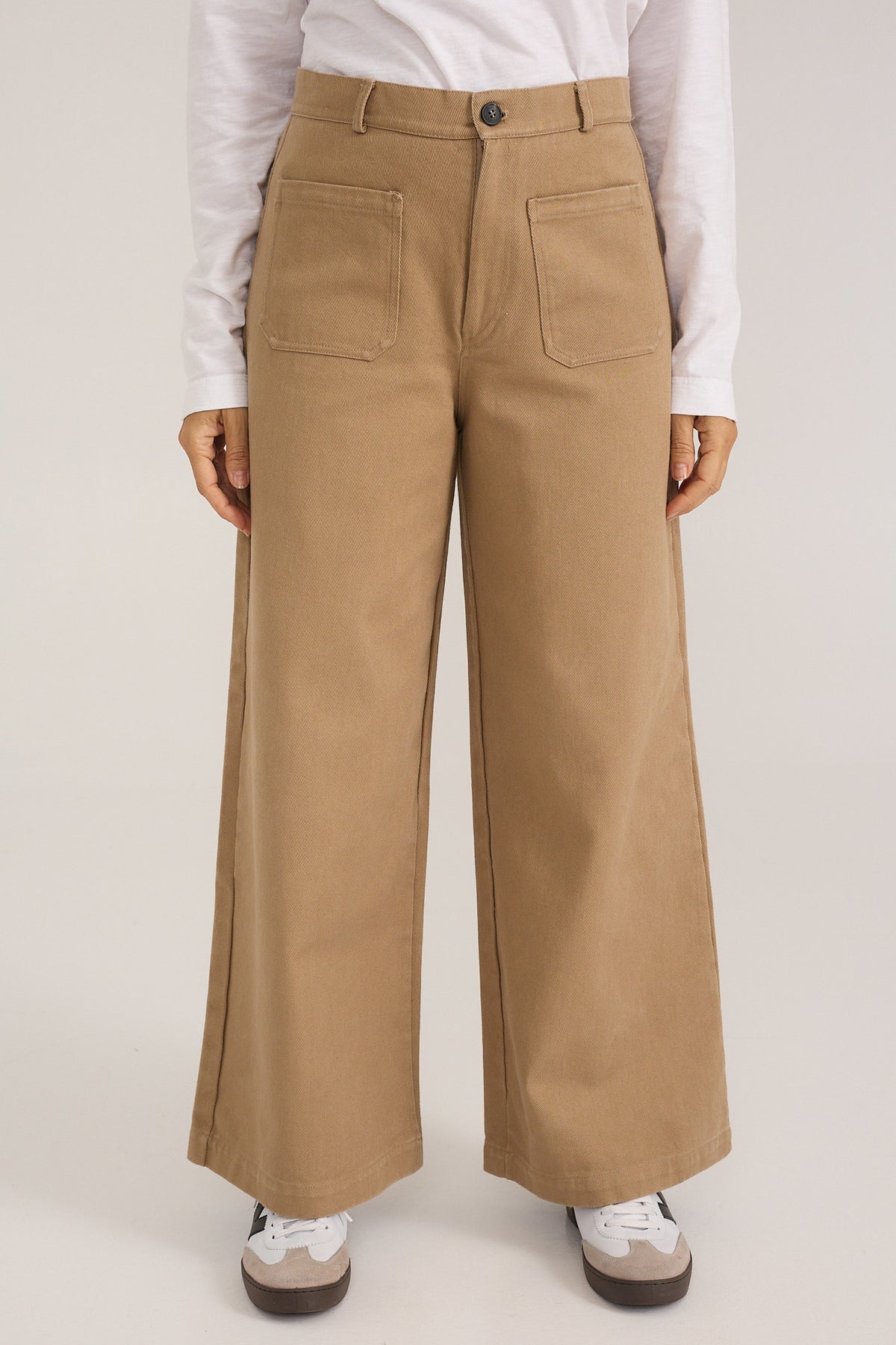 Pantalón Roquerol wide leg de sarga