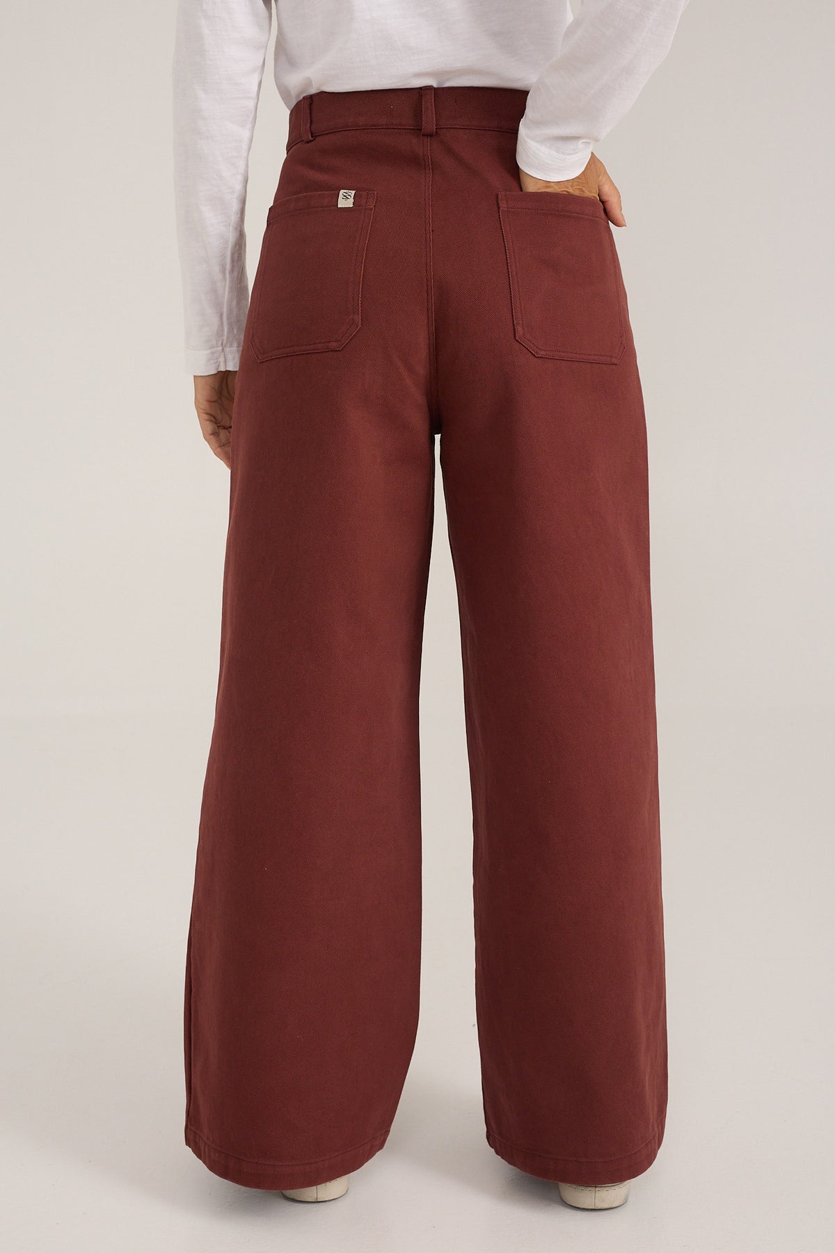 Pantalón Roquerol wide leg de sarga