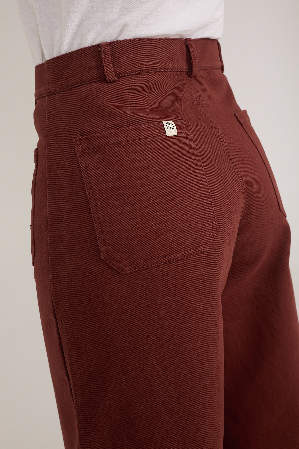 Pantalón Roquerol wide leg de sarga